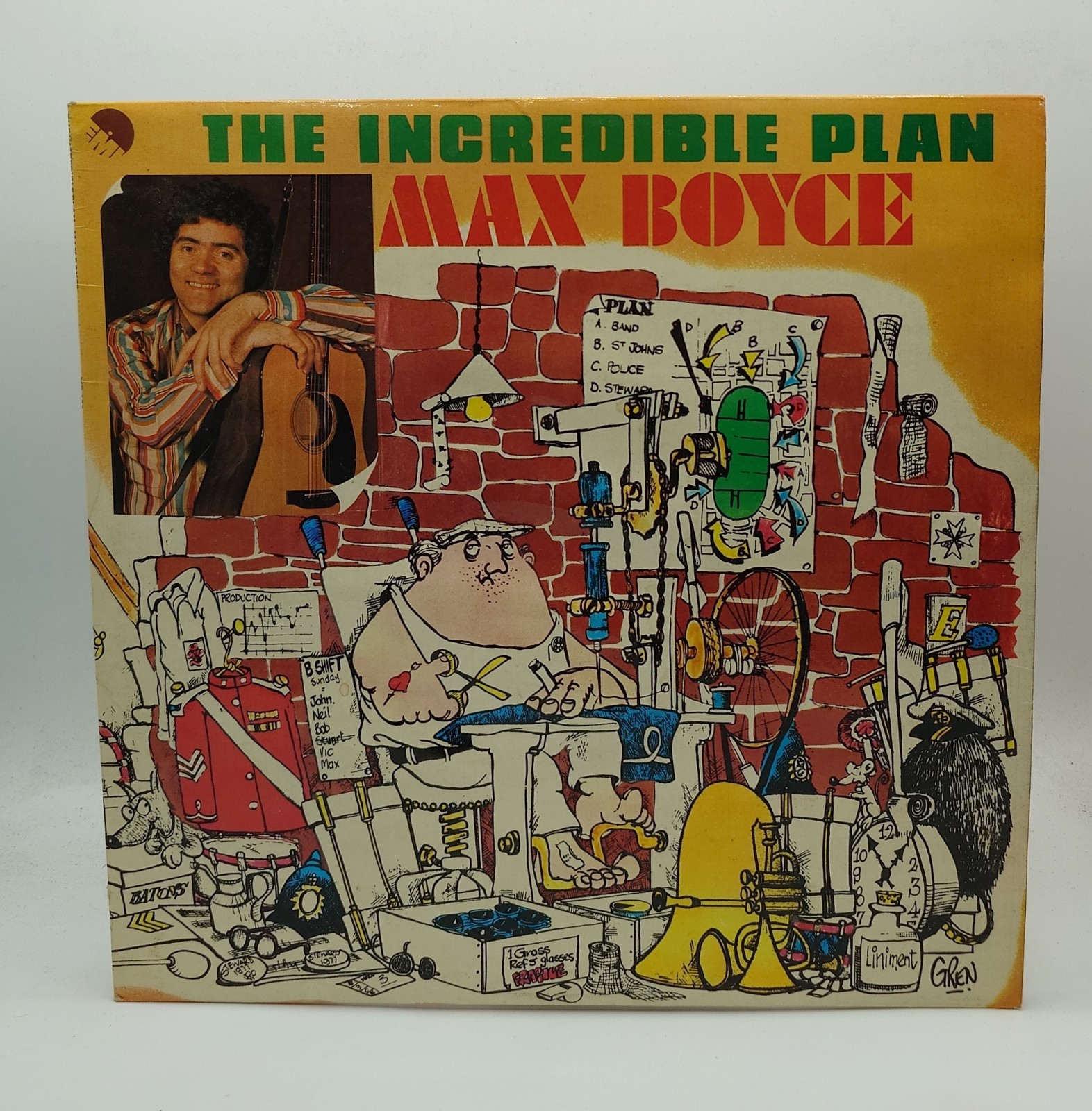 Max Boyce - The Incredible Plan - Music Vinyl Record