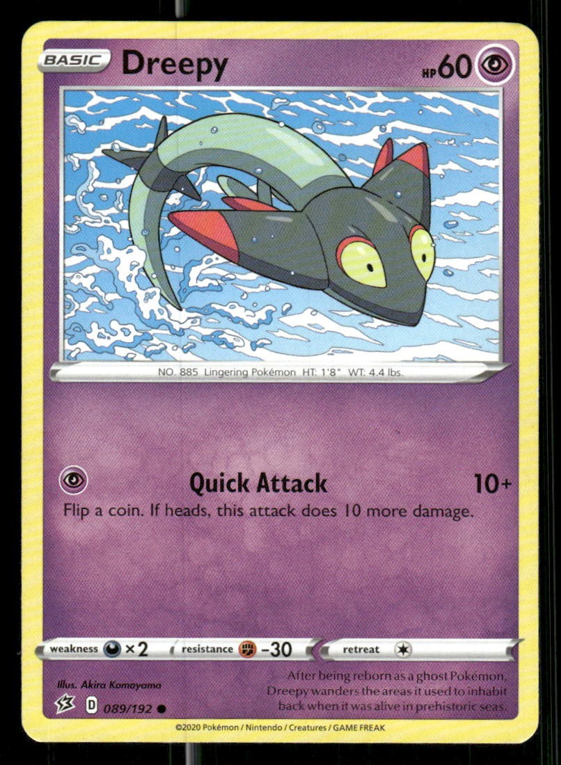 Dreepy Rebel Clash 089/192 Common Pokémon — English NM