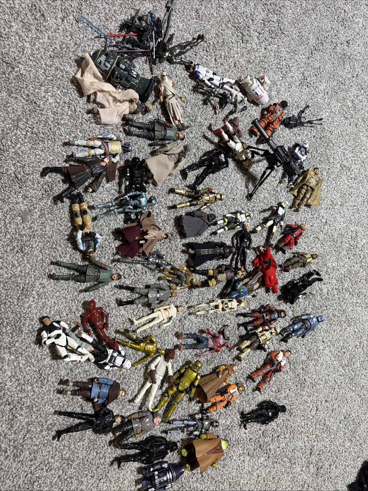 enorme lotto figurine star wars