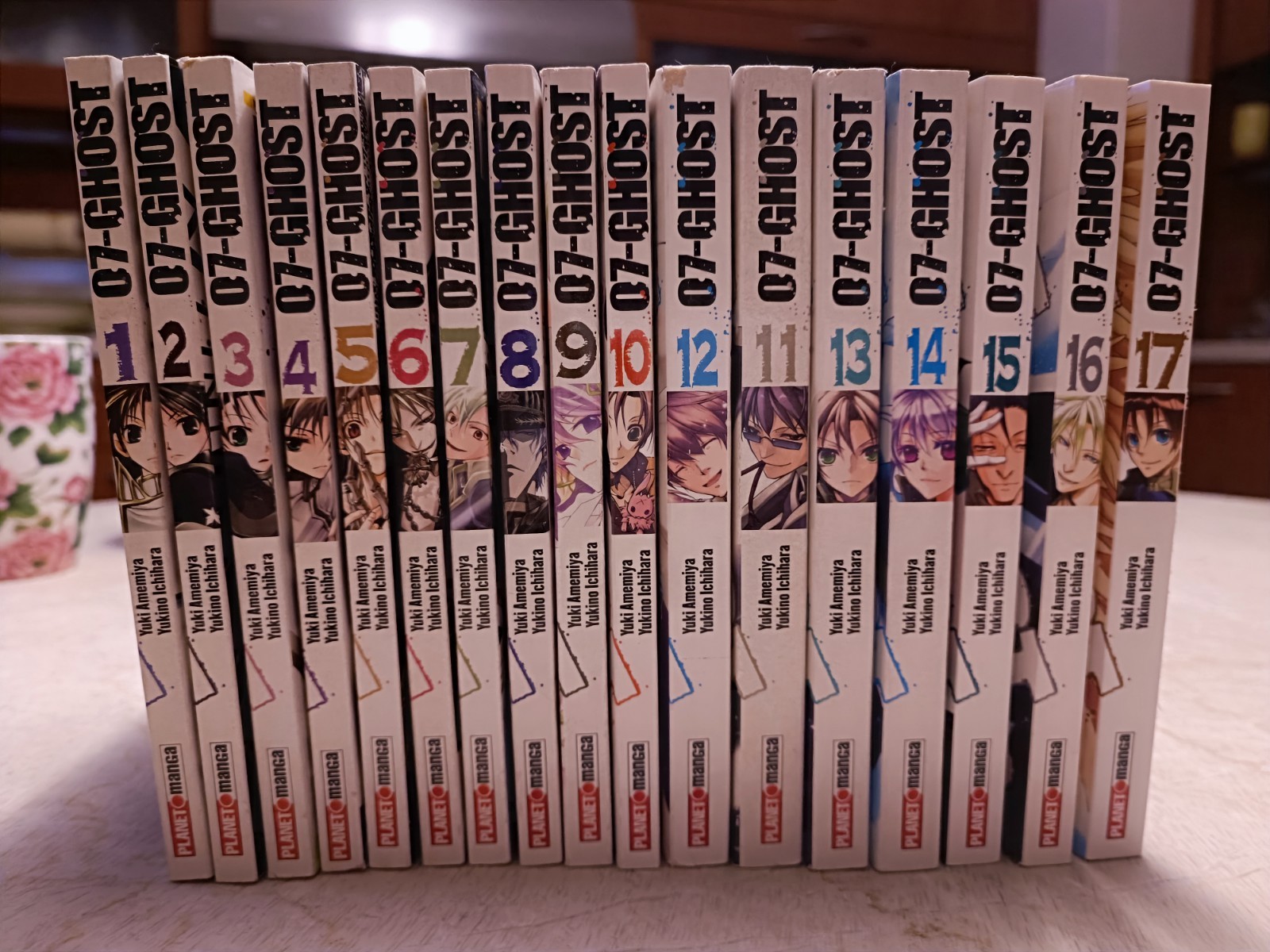 Planet Manga 07-Ghost lotto manga volumi 1-17 Yuki Amemiya Yukino Ichihara