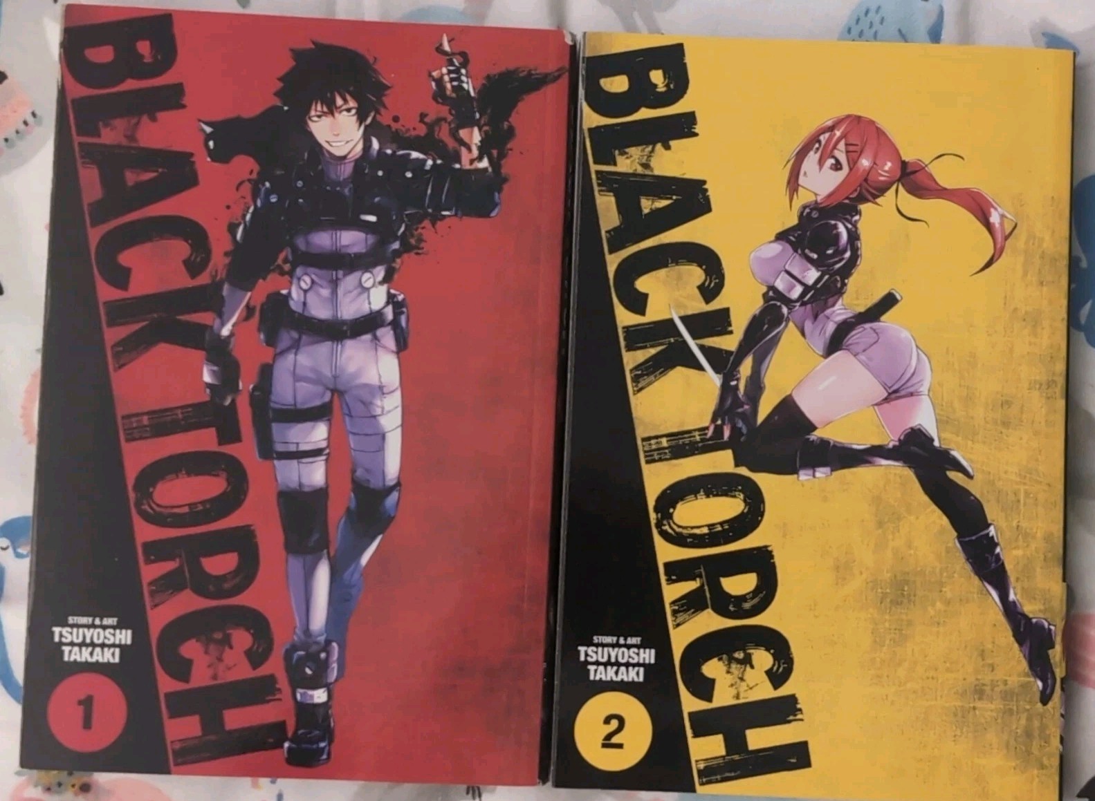 Torcia nera vol. Lotto 1-2 manga (inglese) di Tsutomu Takahashi VIZ lettura copia