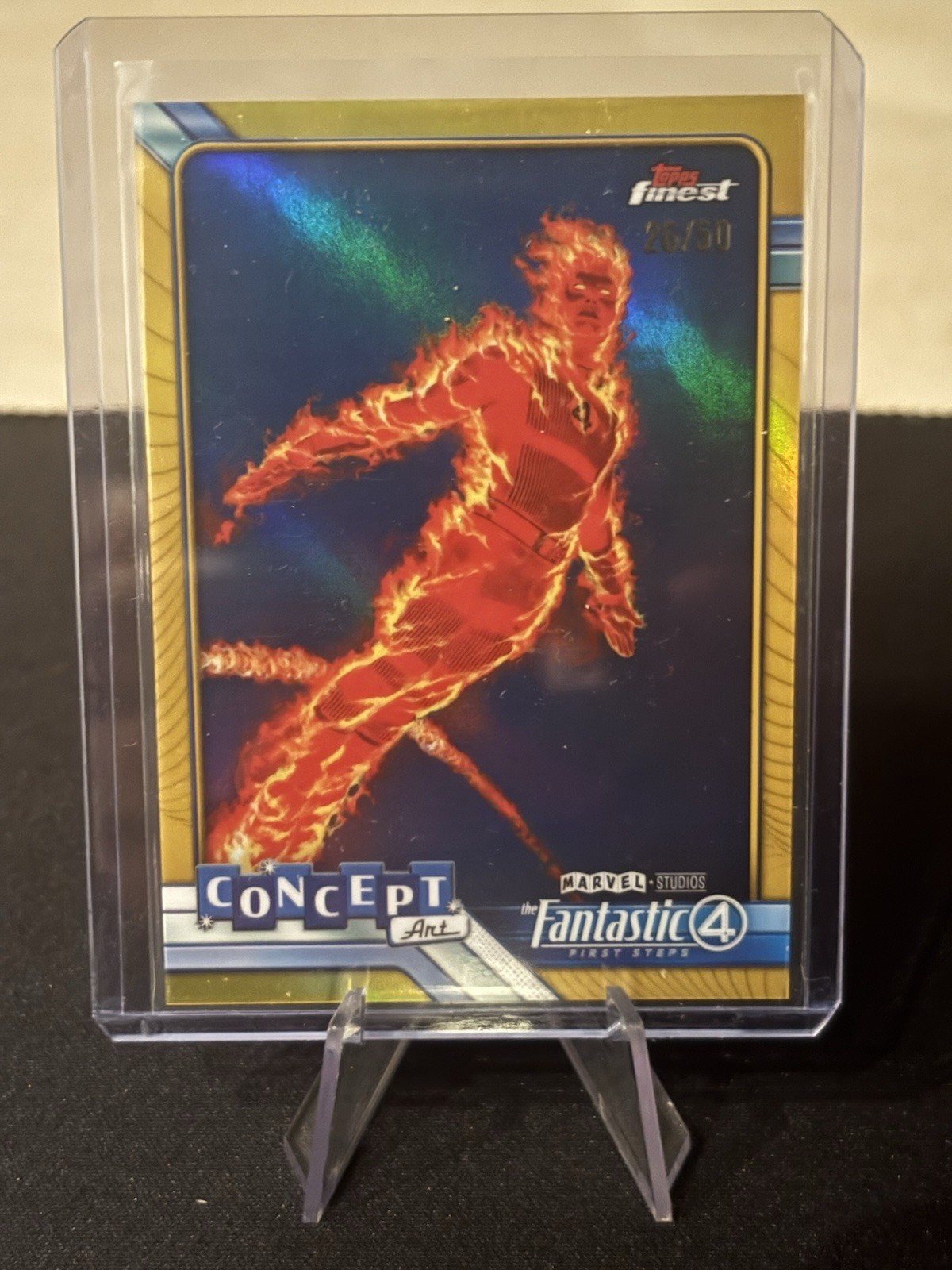 Topps Finest 2026 Fantastic Four 65th Anniv Concept Art CA-04 26/50 Meinerding