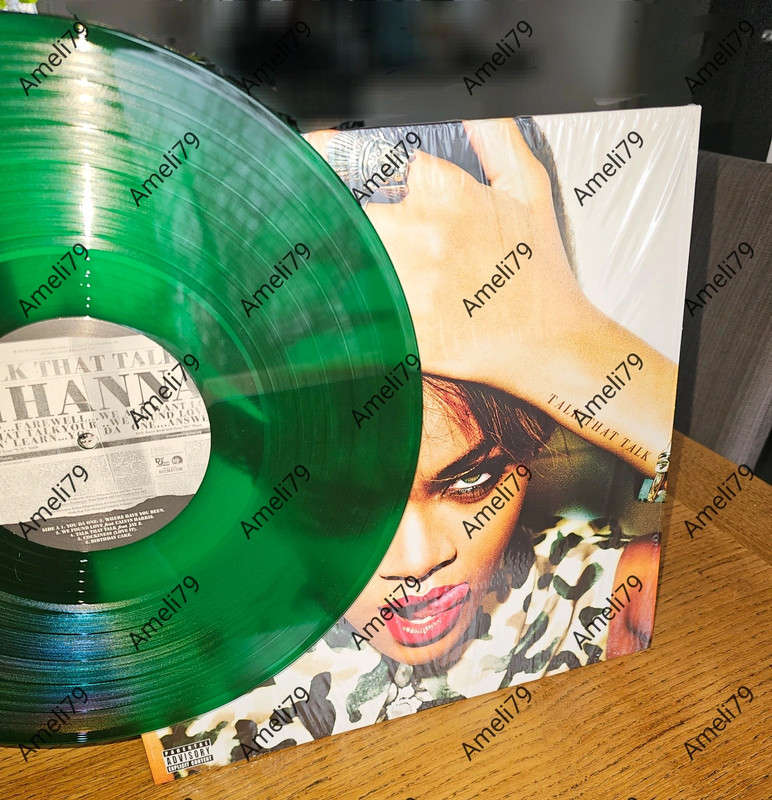Vinyle Vert foncé Rihanna " Talk That Talk"