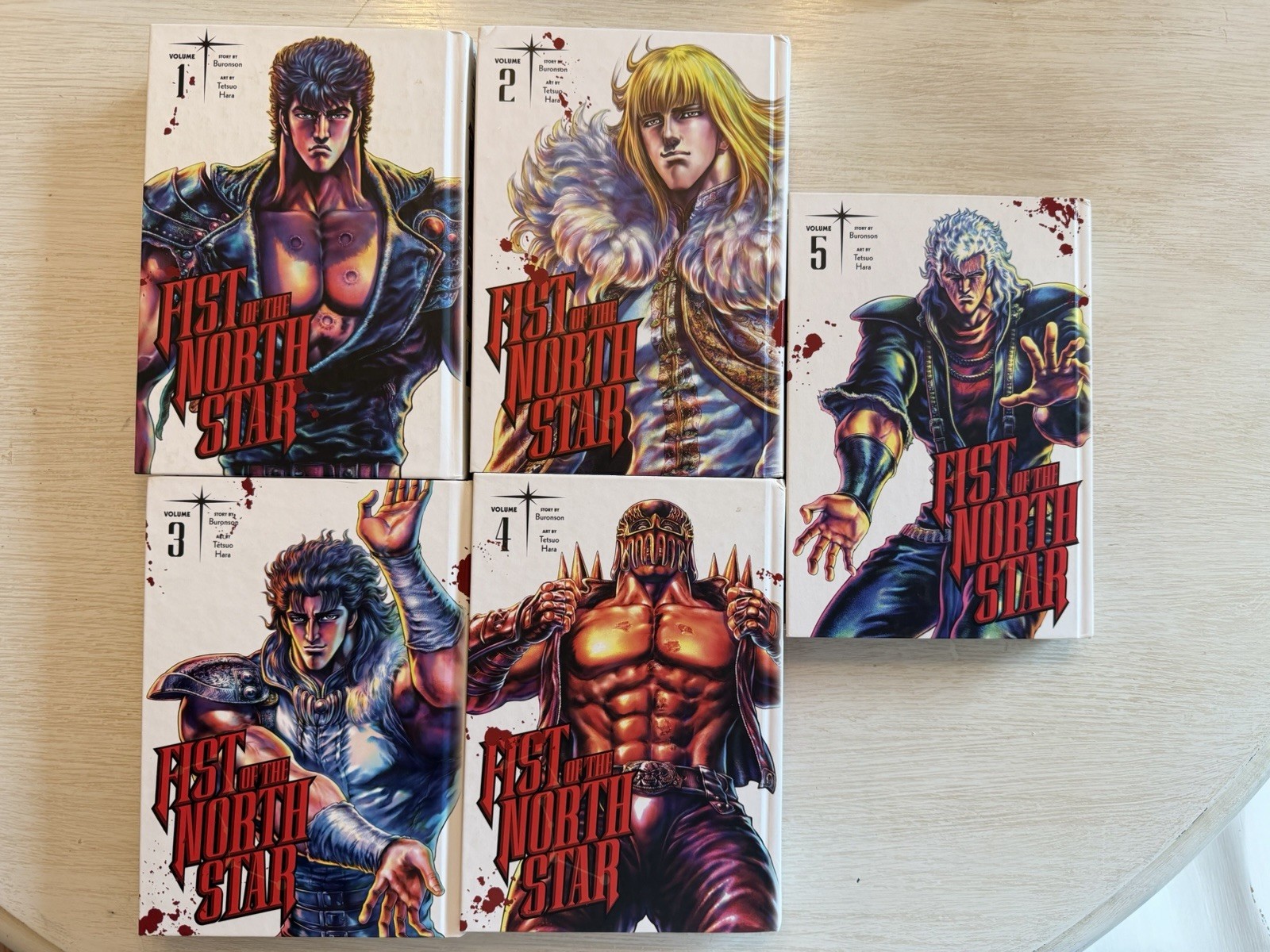 Fist Of The North Star Manga lotto volumi 1-5 