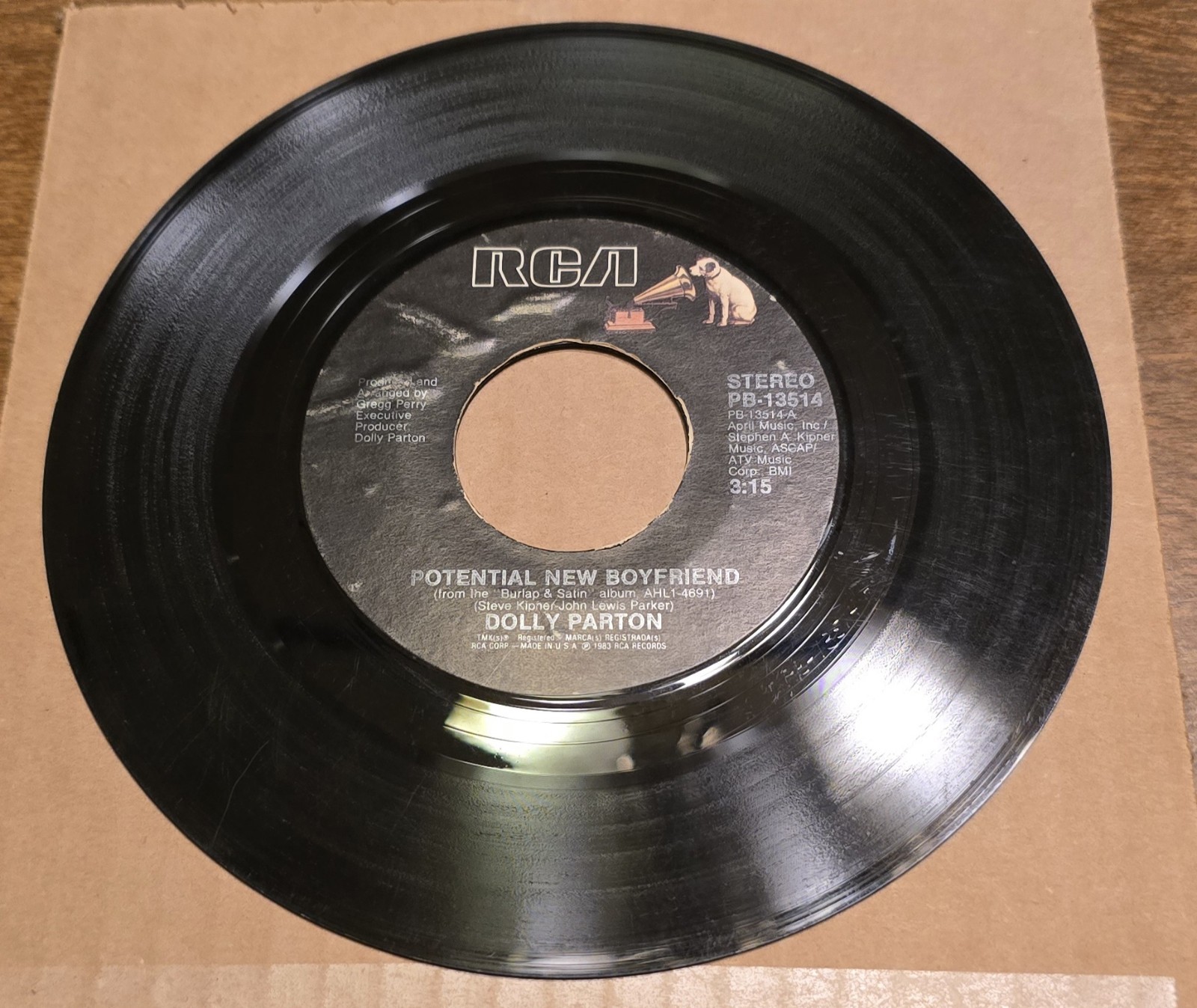 Dolly Parton: Potential New Boyfriend/One Of Those Days - VG | 1983 Country