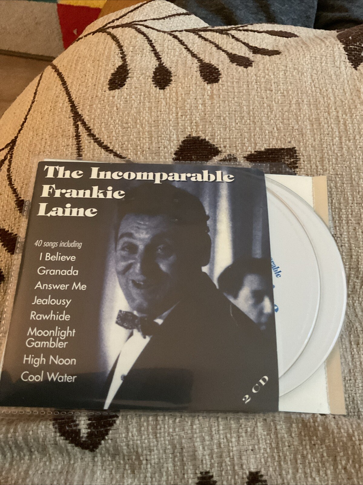 Frankie Laine - The Incomparable - Original 2 CD Album & Inserts Only 4883