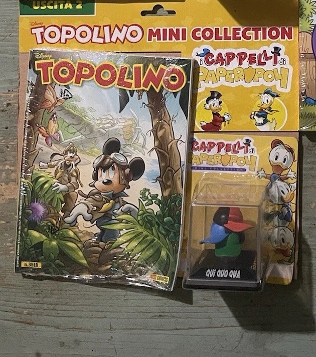 TOPOLINO 3518 CAPPELLO QUI QUO QUA MINI COLLECTION DISNEY CAPPELLI DI PAPEROPOLI