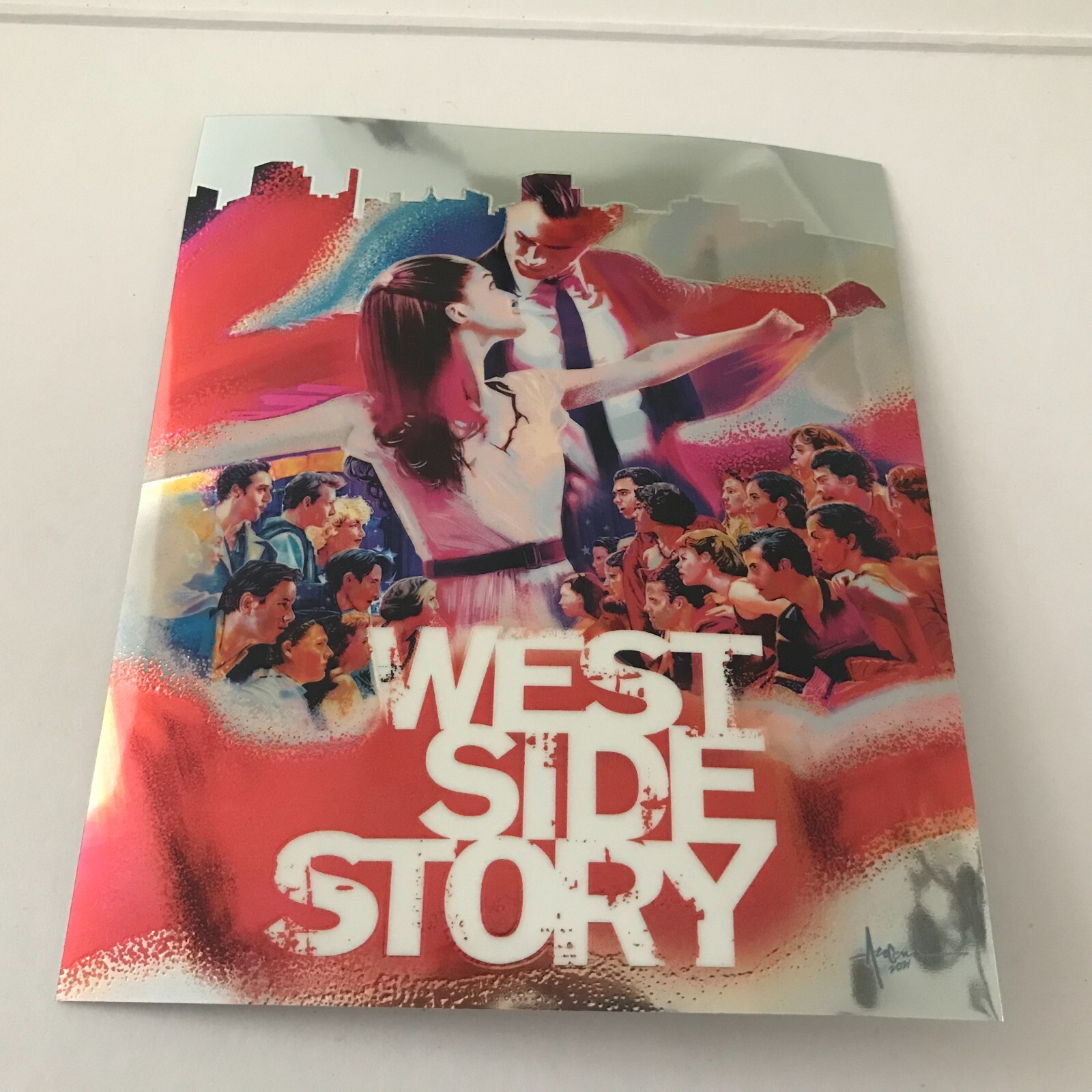 West Side Story Edizione Limitata Esclusiva Foil Art Stampa 5'' x 7''