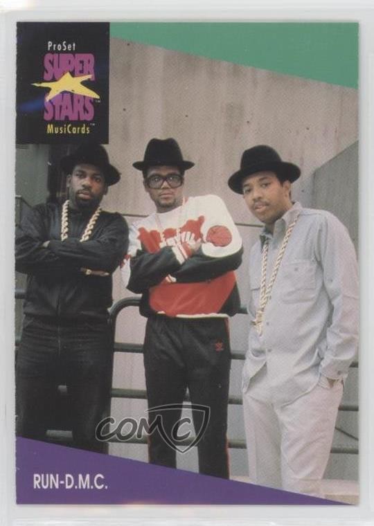 1991-92 Pro Set Super Stars MusiCards Run-DMC #134 0d2s