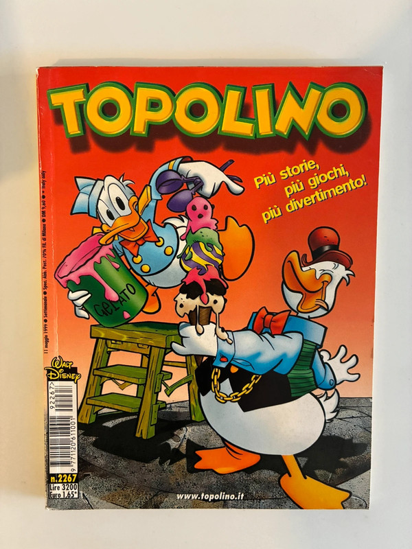 Topolino 2267 fumetto Walt Disney 1999 ottime condizioni