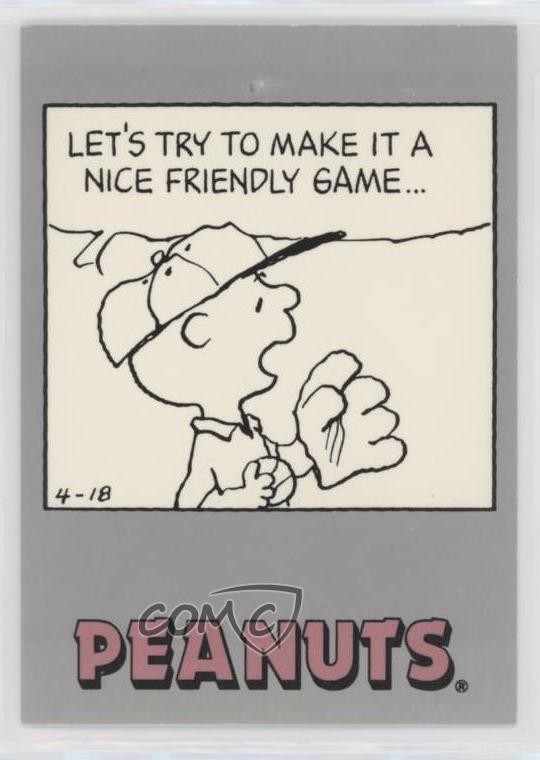1992 ProSports Peanuts Classics Cerchiamo di renderlo un bel gioco amichevole... 0j1a