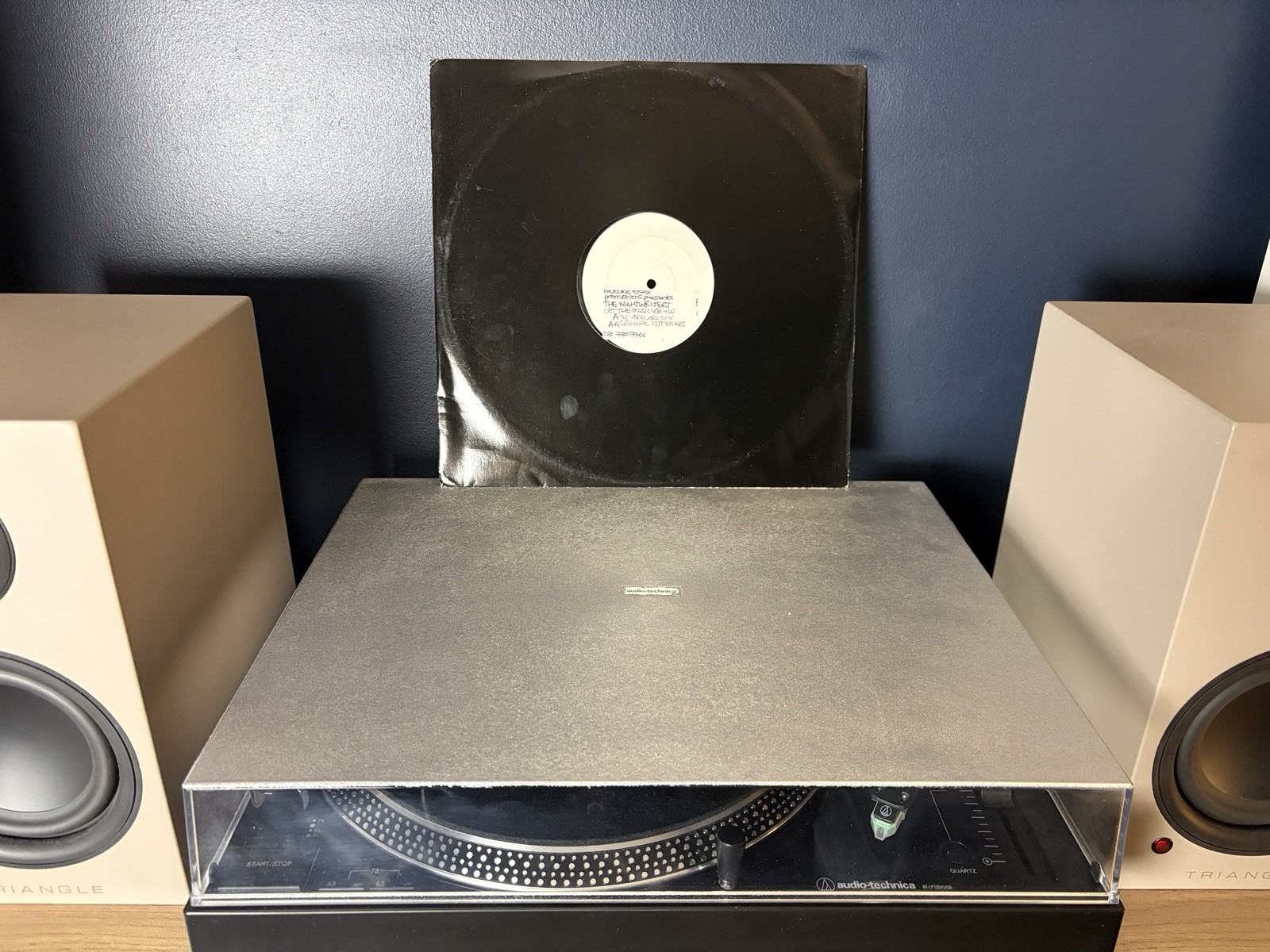 Nightwriters Let The Music Use You UK 1992 12” White Label Promo Vinyl Ex/VG+