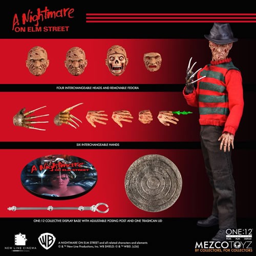 Mezco Toyz One:12 Collective Nightmare on Elm Street Freddy Krueger Figure