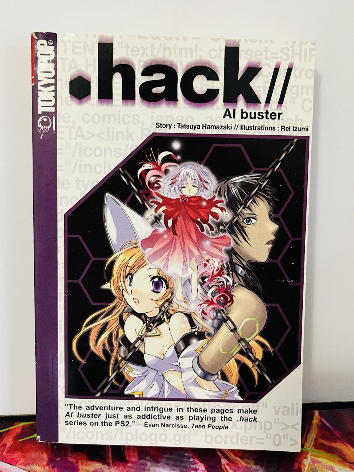 Dot Hack .Hack AI Buster Volume 1 Light Novel Book GU Cell Tokyopop [Inglese]