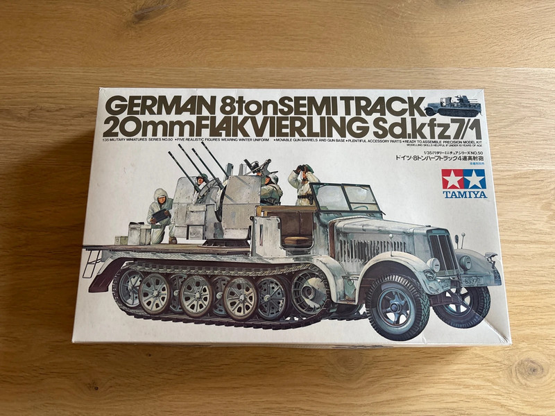 Tamiya 1/35 Sdkfz 7/1 with 20mm FlaK Vierling