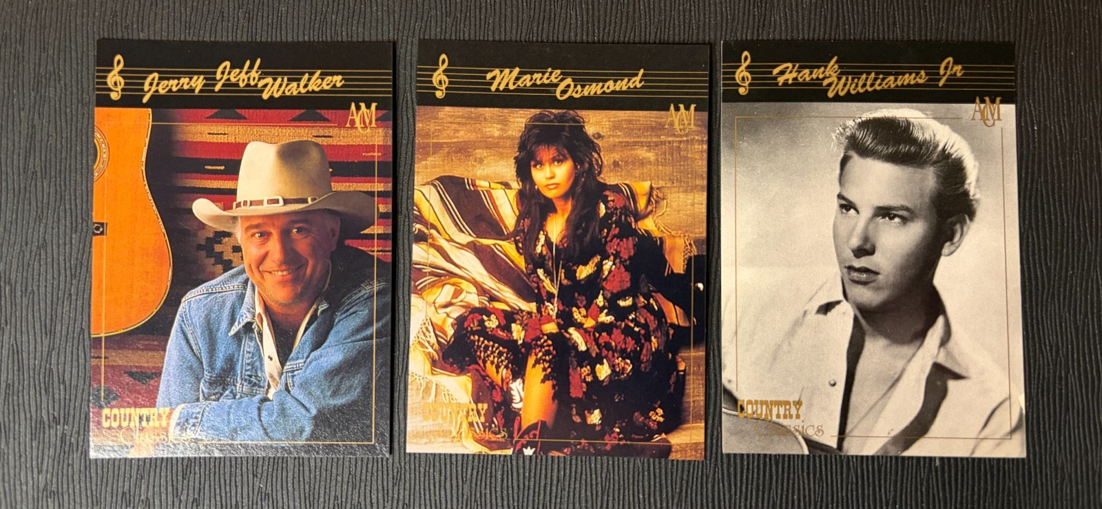 1992 COLLECT-A-CARD Country Classics Marie Osmond Jerry Jeff Walker Hank Jr