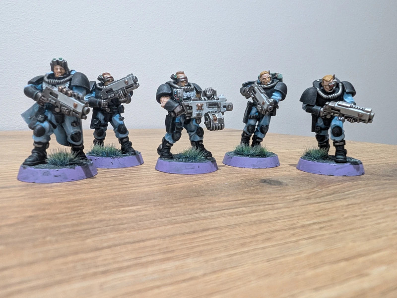 Space marine scout squad Proxy.