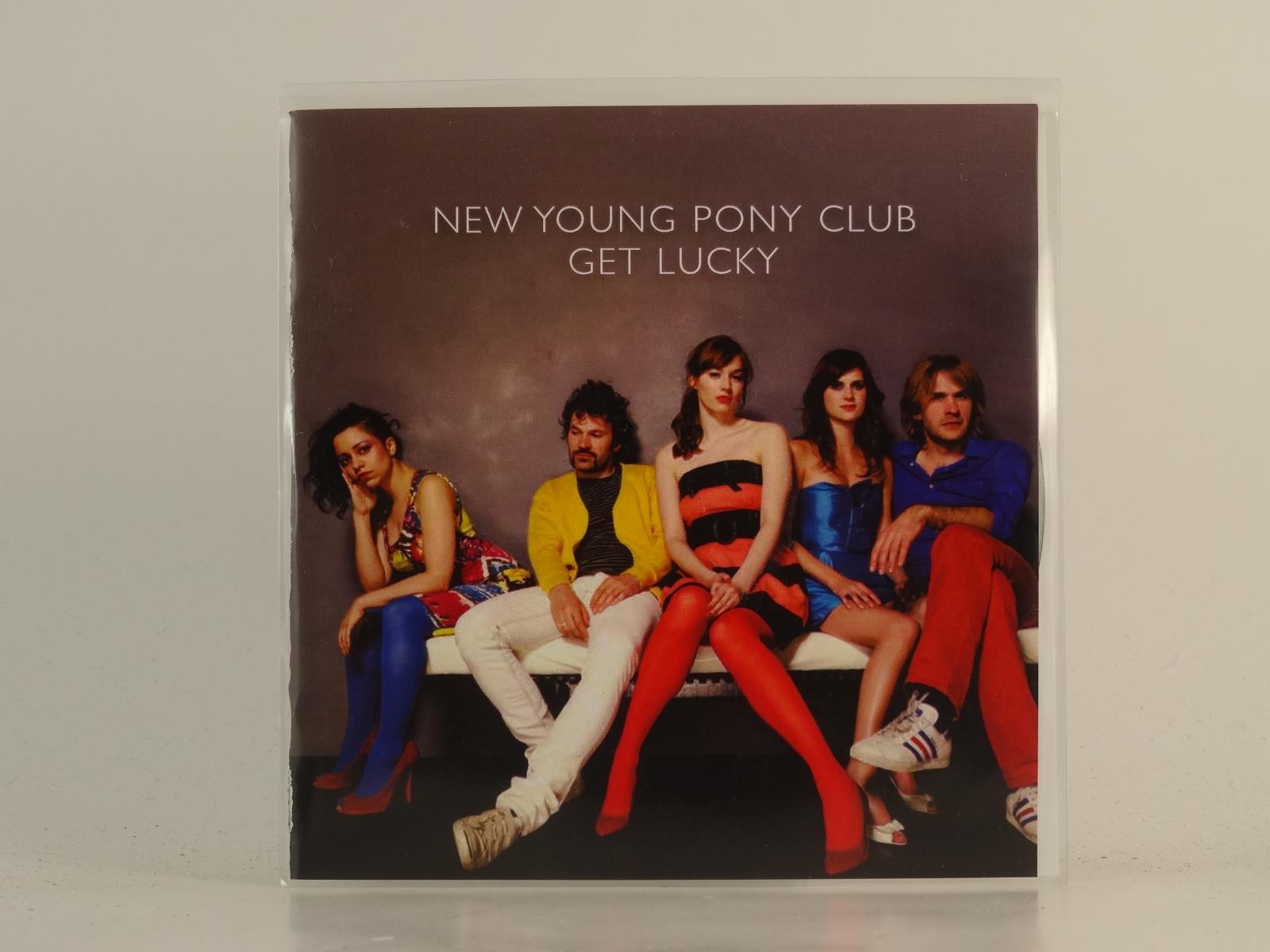 NEW YOUNG PONY CLUB GET LUCKY (H1) 3 Track Promo CD Single plus Picture Sleeve M