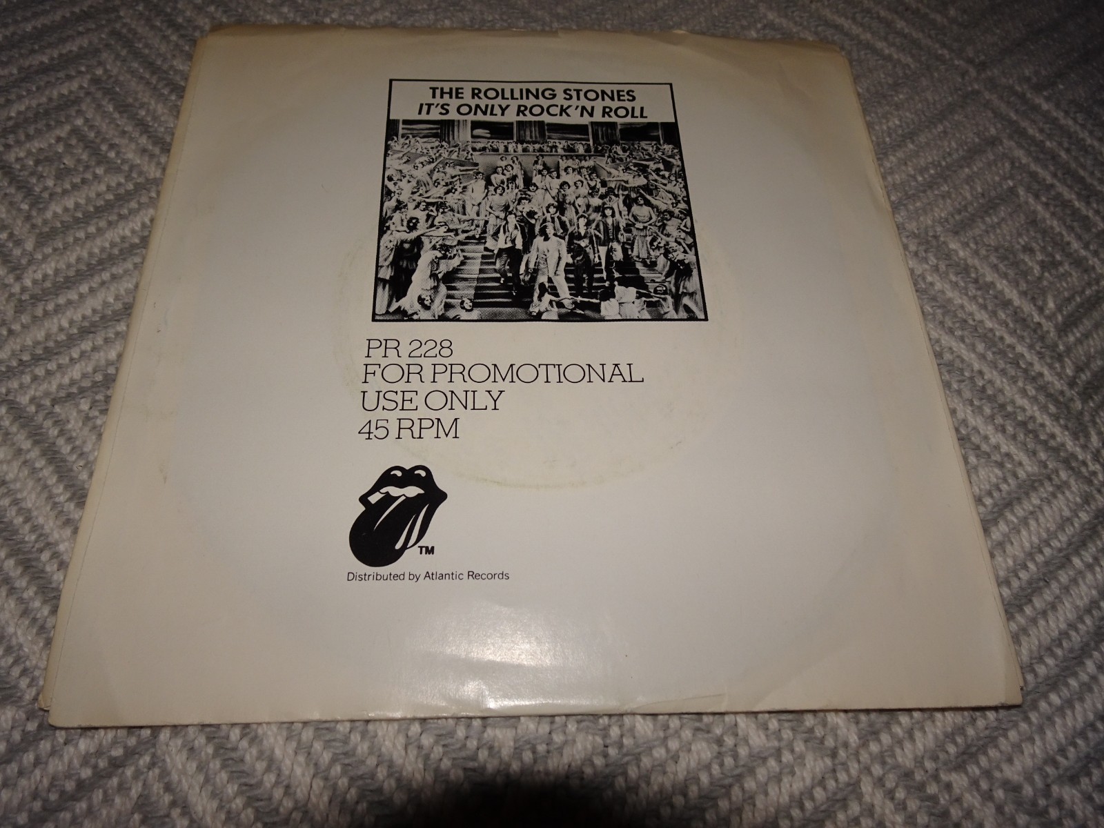 The Rolling Stones time waits for no one promo 7" with sleeve