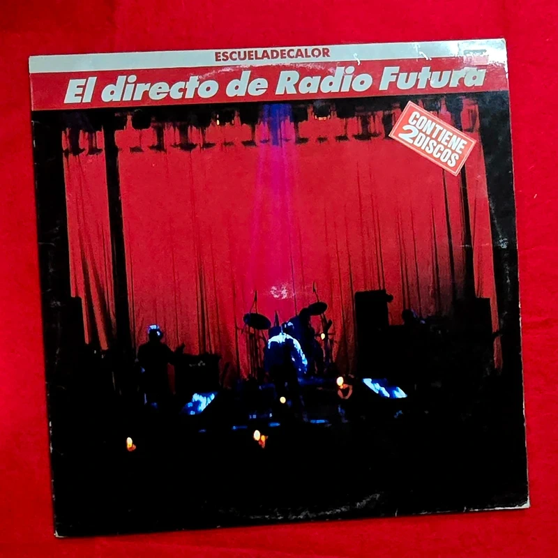 Disco Vinilo Doble LP Radio Futura - Escuela de Calor (El Directo)