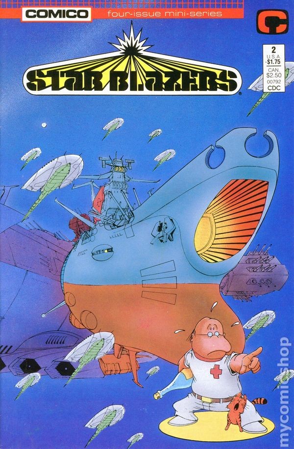 Star Blazers #2 FN 1987 Immagine Stock