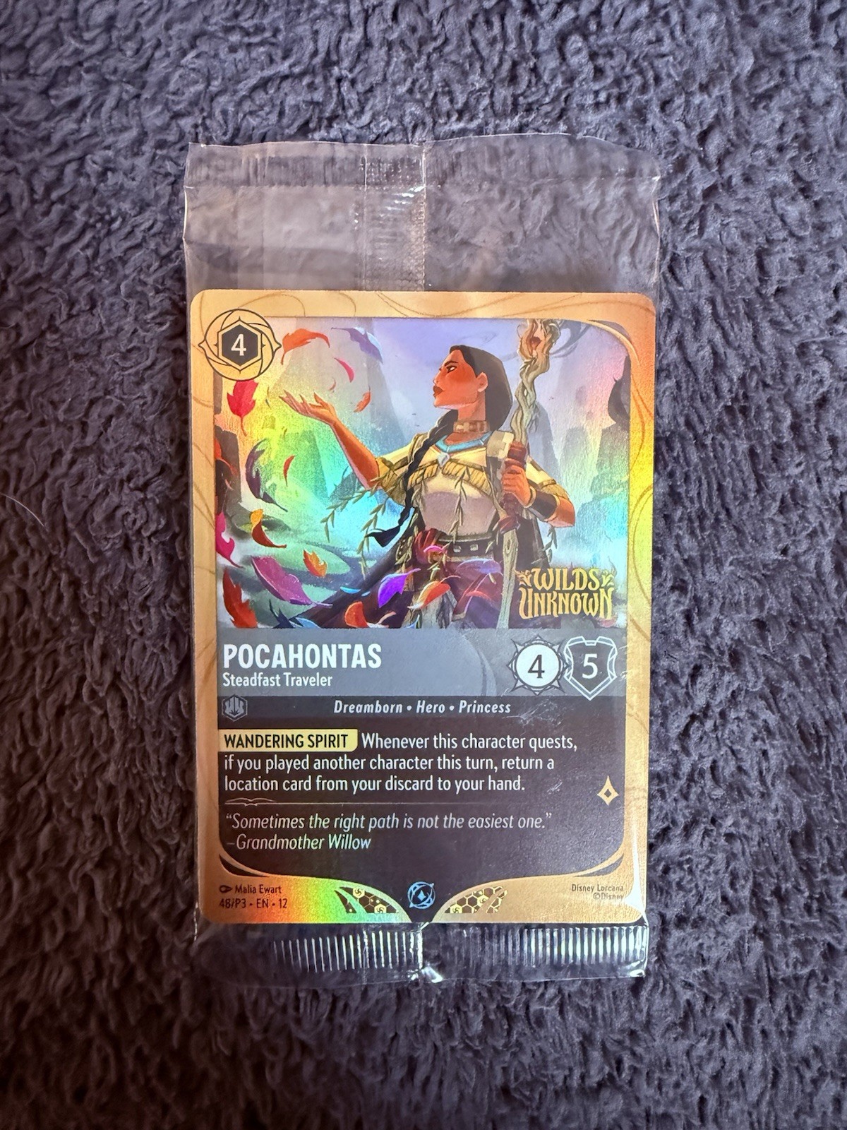 Pocahontas - Viaggiatore Veloce (Sigillato) - Carte Promo Disney Lorcana