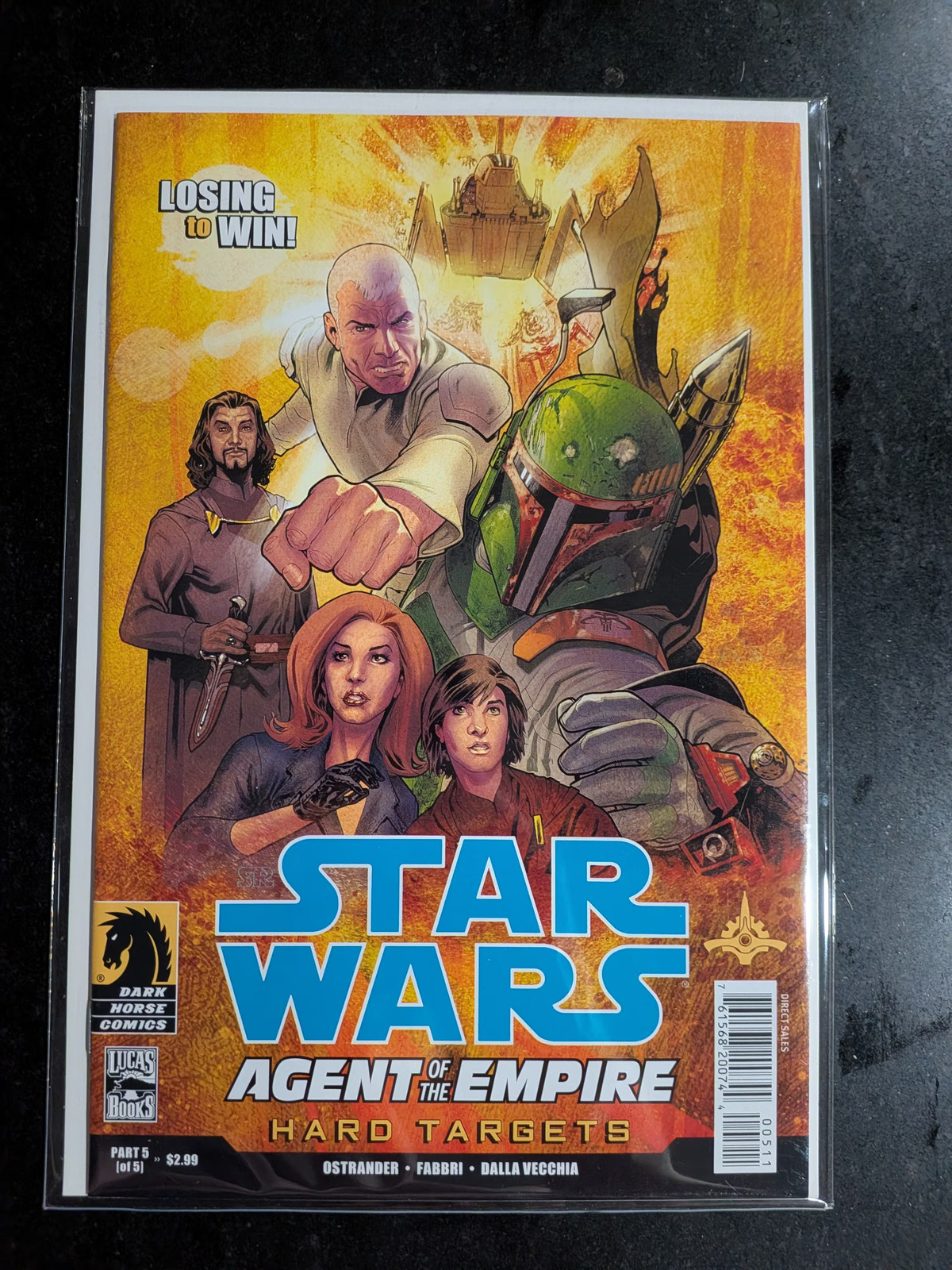 Star Wars Agent of the Empire Hard Targets #5 (2013) Boba Fett Cover