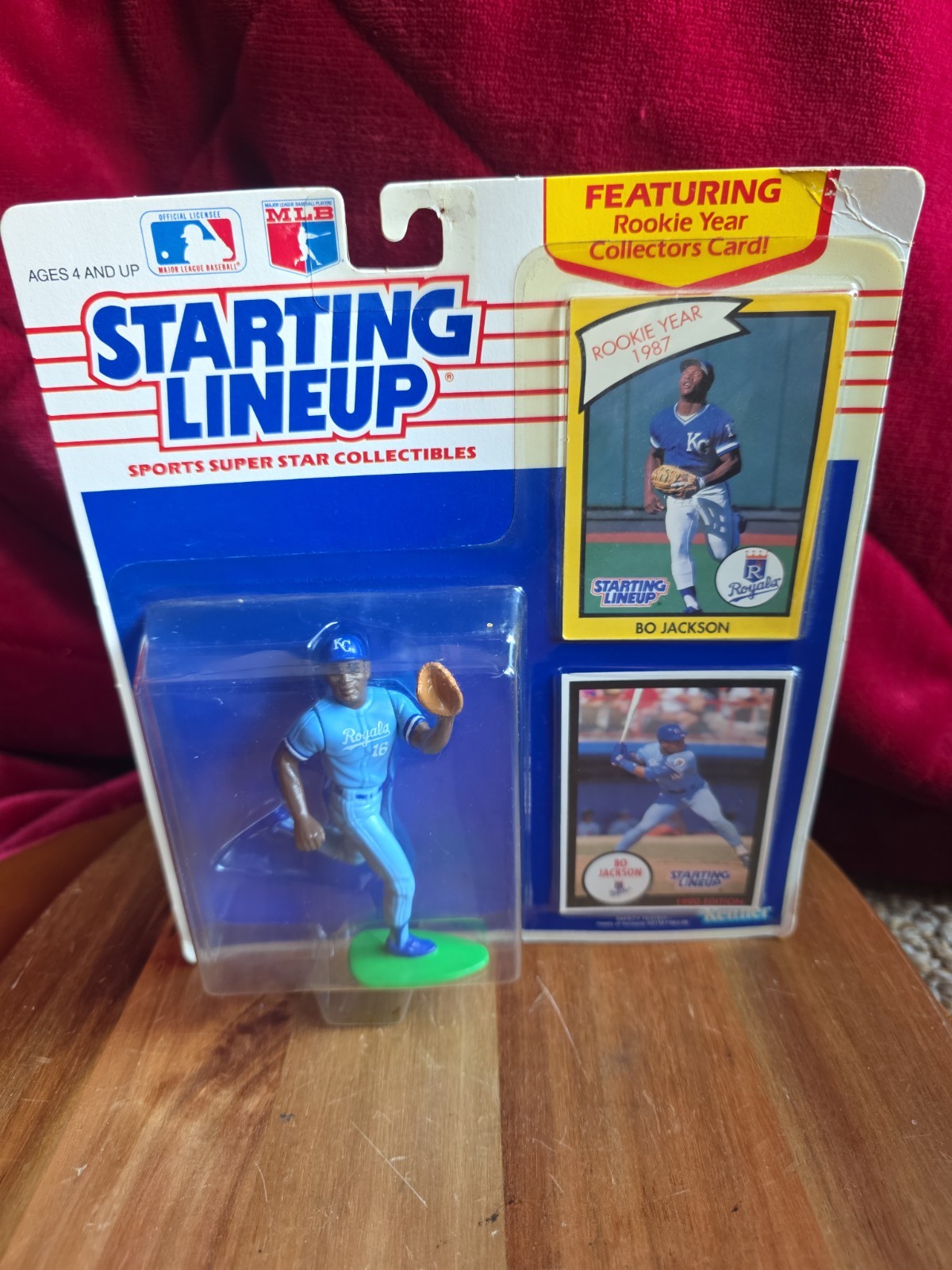 1990 Kenner Starting Lineup Bo Jackson Kansas City Royals Baseball Figure