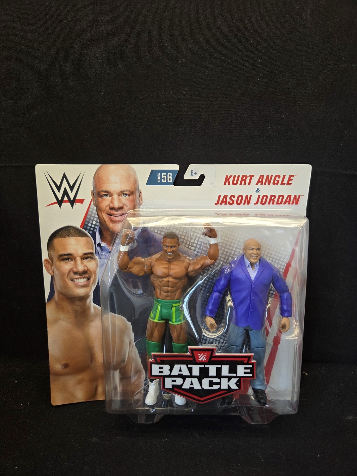 WWE BATTLE PACK SERIE 56 KURT ANGLE JASON JORDAN MATTEL Wrestling