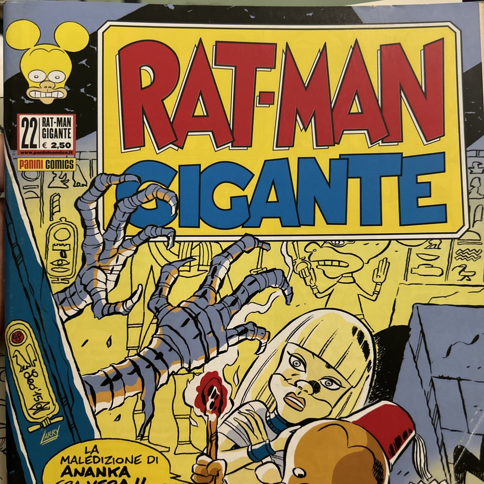 LEO ORTOLANI : RAT- MAN GIGANTE n. 22  2016 . Panini comics 