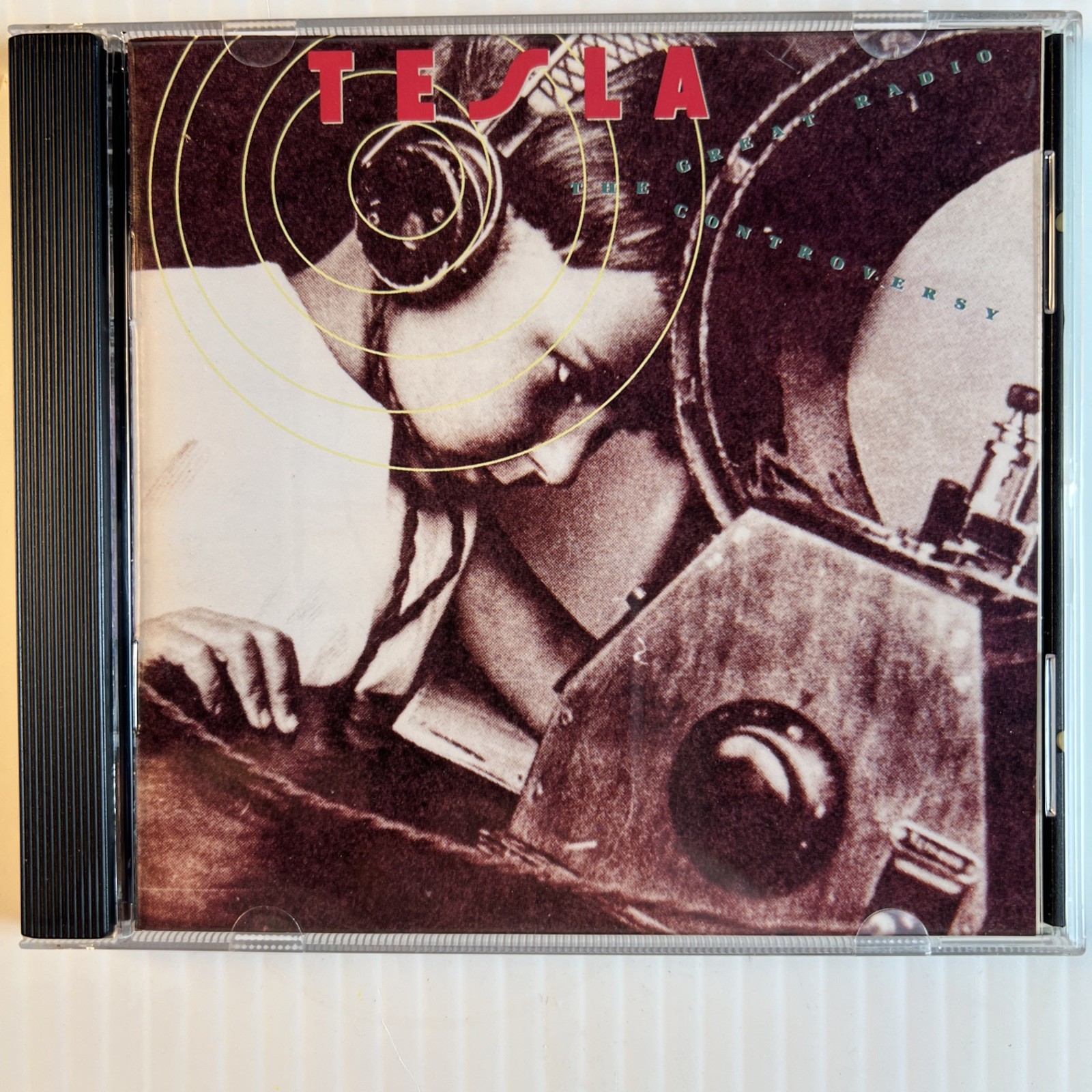 TESLA The Great Radio Controversy CD 1989 Geffen DIDX 004355