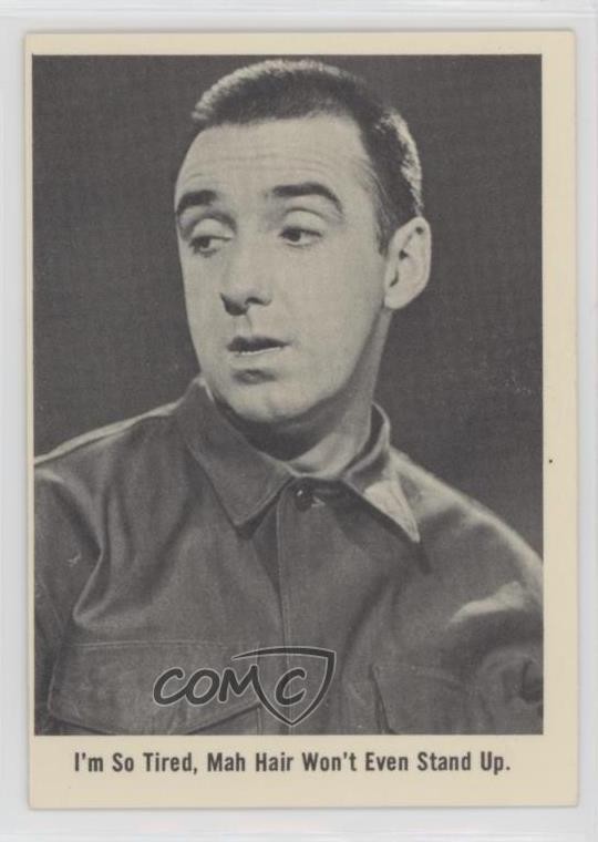 1965 Fleer Gomer Pyle USMC I'm so stanched mah hair will not stand up #19 s7f
