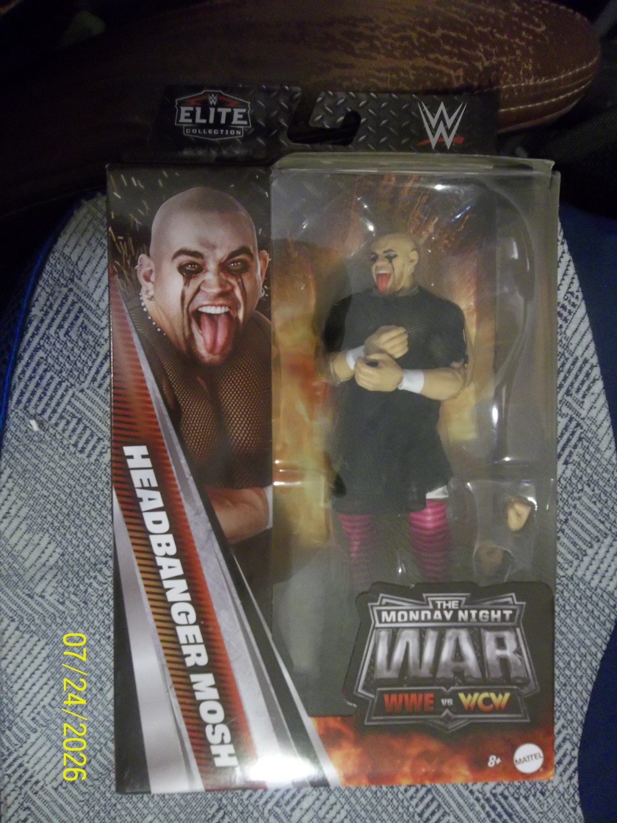 2026~WWE ELITE~MONDAY NIGHT WAR~HEADBANGER MOSH~NUOVO CON SCATOLA~CON MANI INTERCAMBIABILI~CON BAF