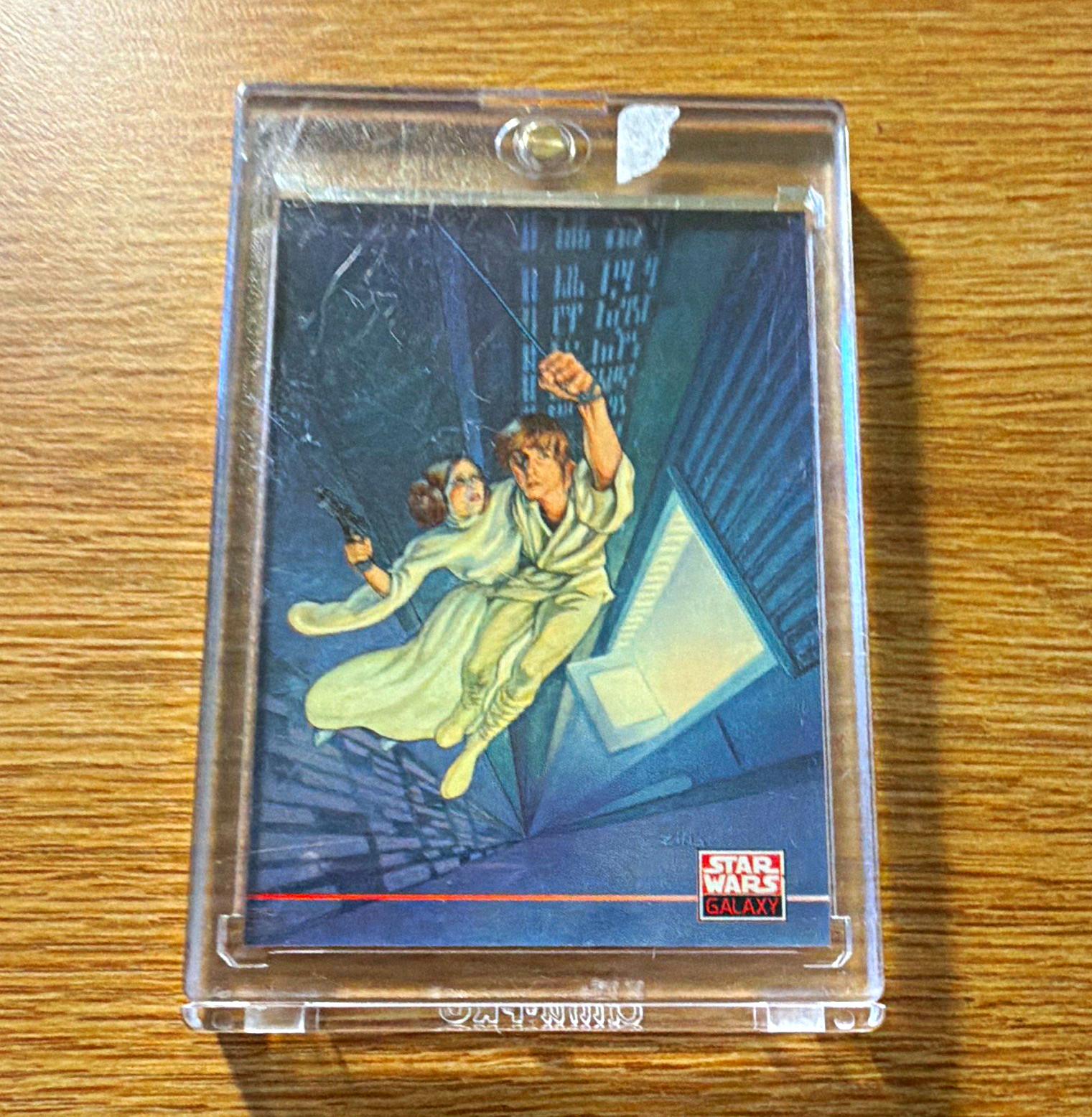 1994 Topps Star Wars Galaxy New Visions 2 #264 Zina Saunders Luke & Leia