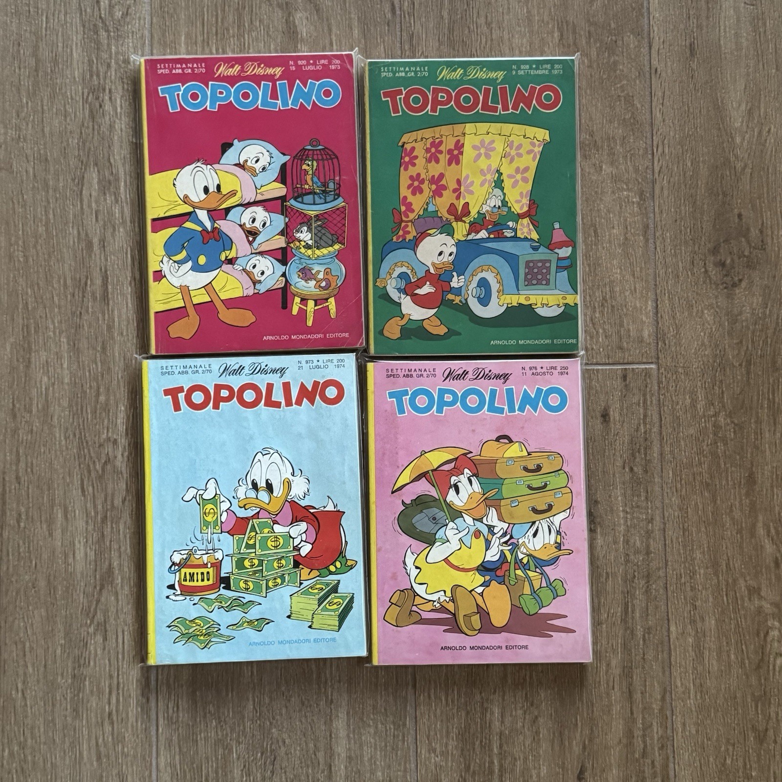 Lotto 4 fumetti 920-928-973-976 fascia 900 vintage