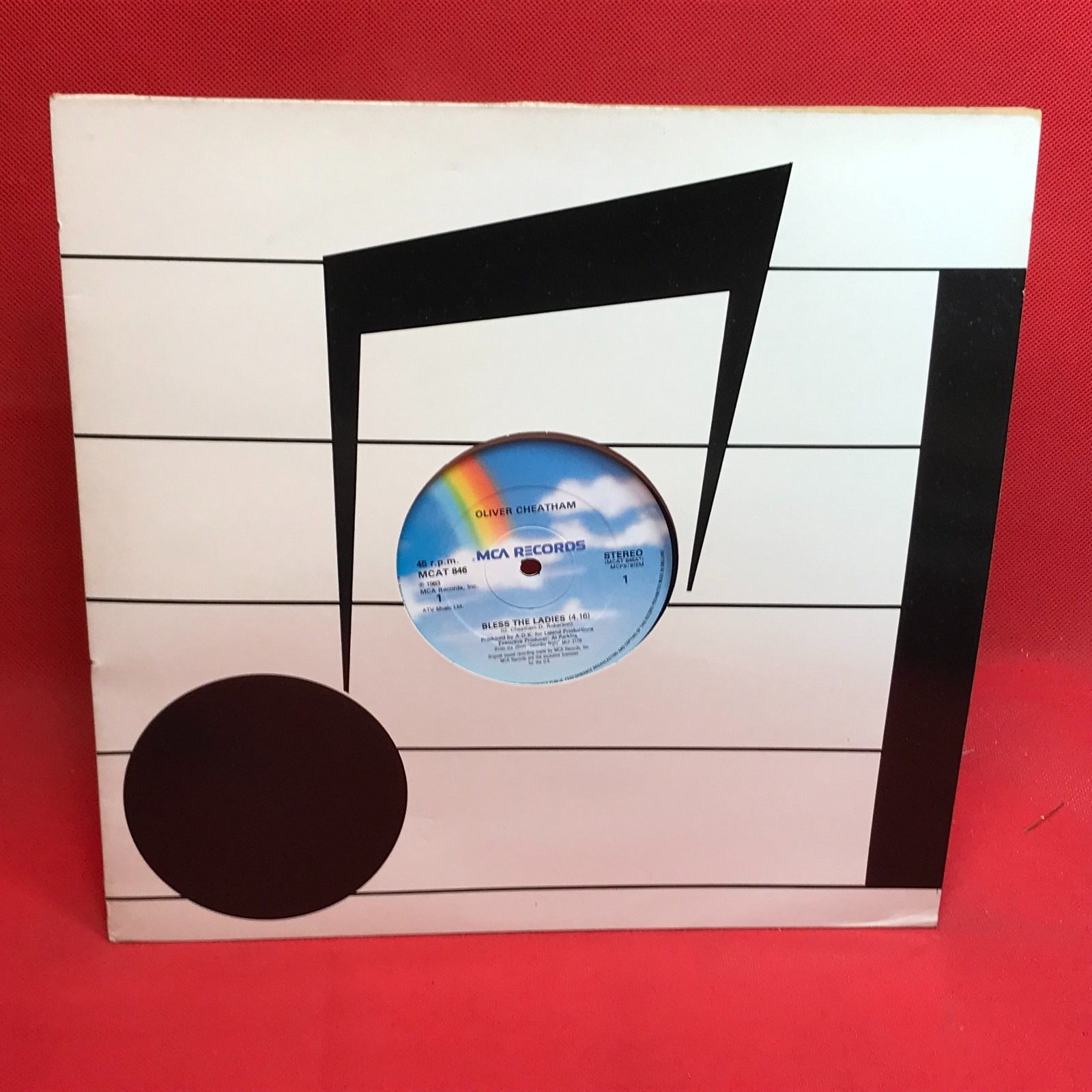 OLIVER CHEATHAM Bless The Ladies 1983 UK 3-track 12" vinyl single extended