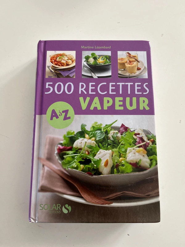 Livre 500 recettes vapeur