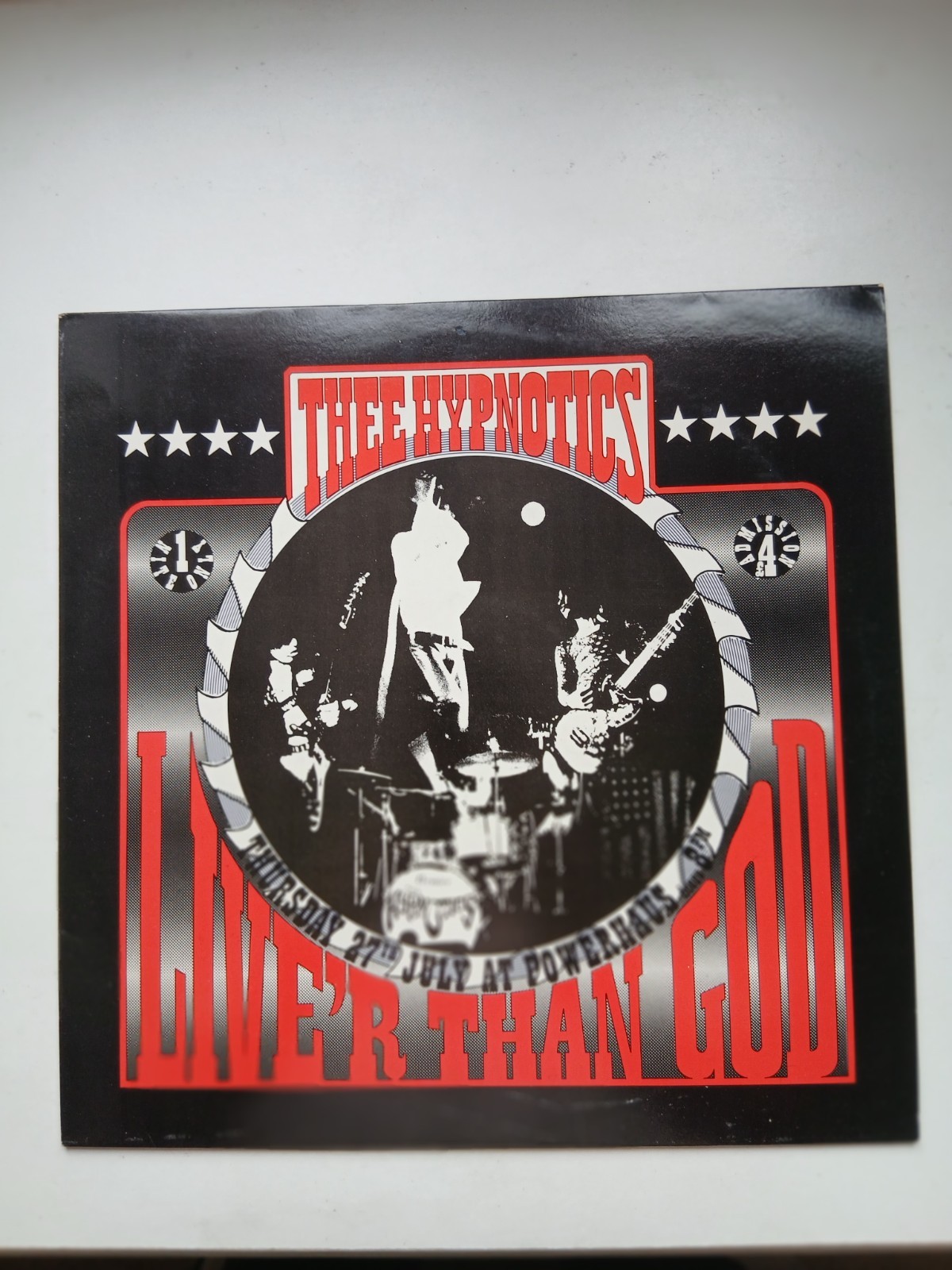 THEE HYPNOTICS - Live’r Than God - UK Vinyl Mini LP 1989 Situation Two Ex/Ex