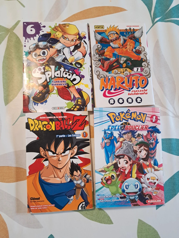 4 Mangas ?pokemon,splatoon