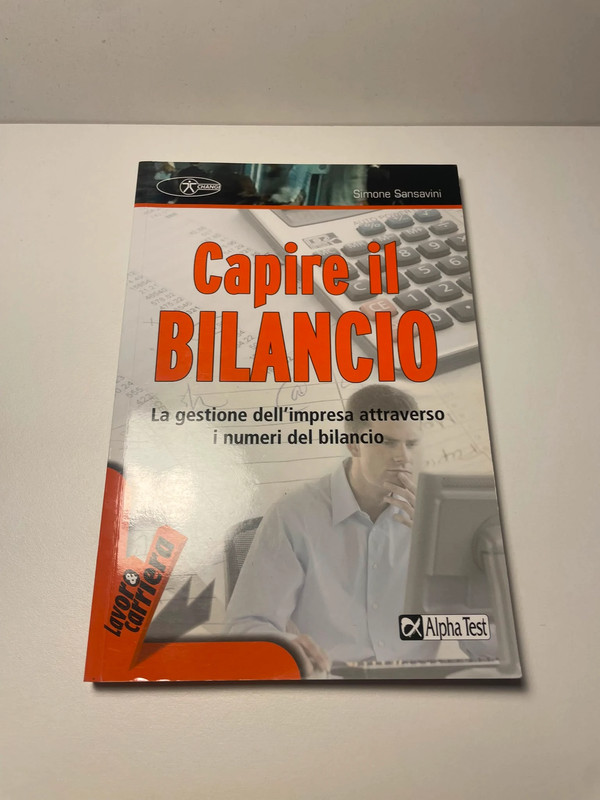 Libro "Capire il bilancio" Simone Sansavini, Alpha Test