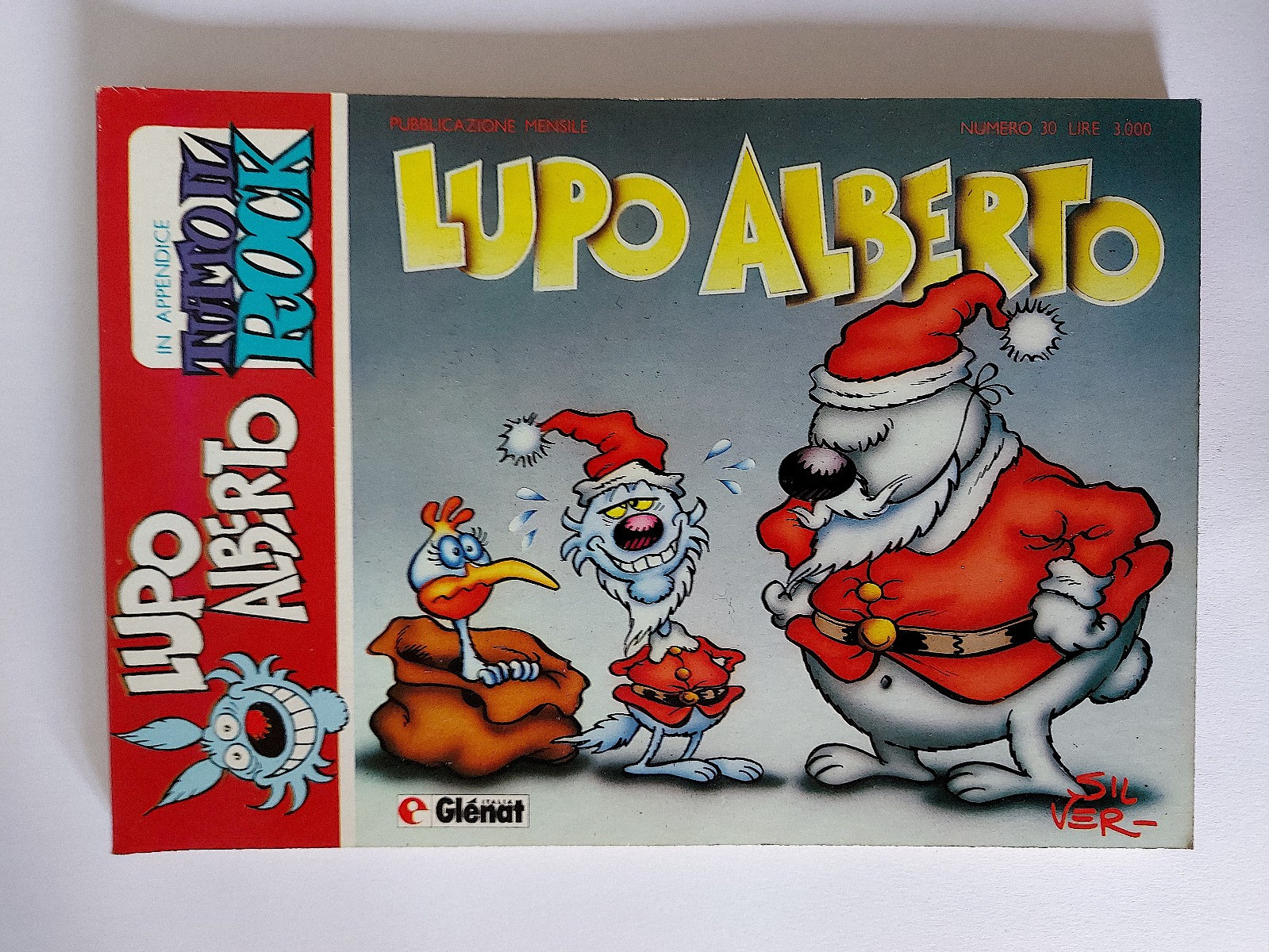 FUMETTO LUPO ALBERTO NUMERO 30 SILVER EDIZIONI GLENAT @ DICEMBRE 1987 @