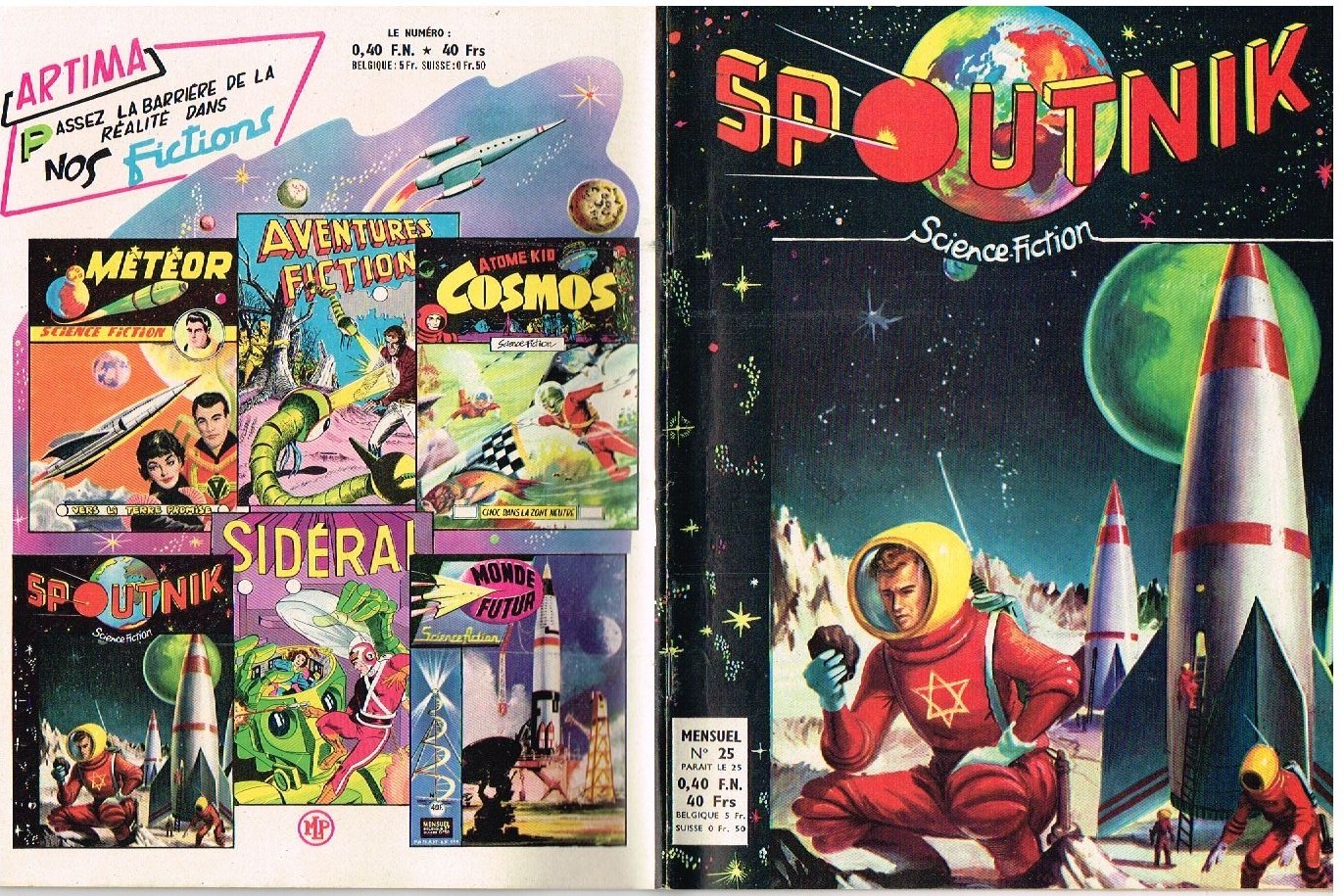 SPOUTNIK numéro 25   ARTIMA 1959  TBE