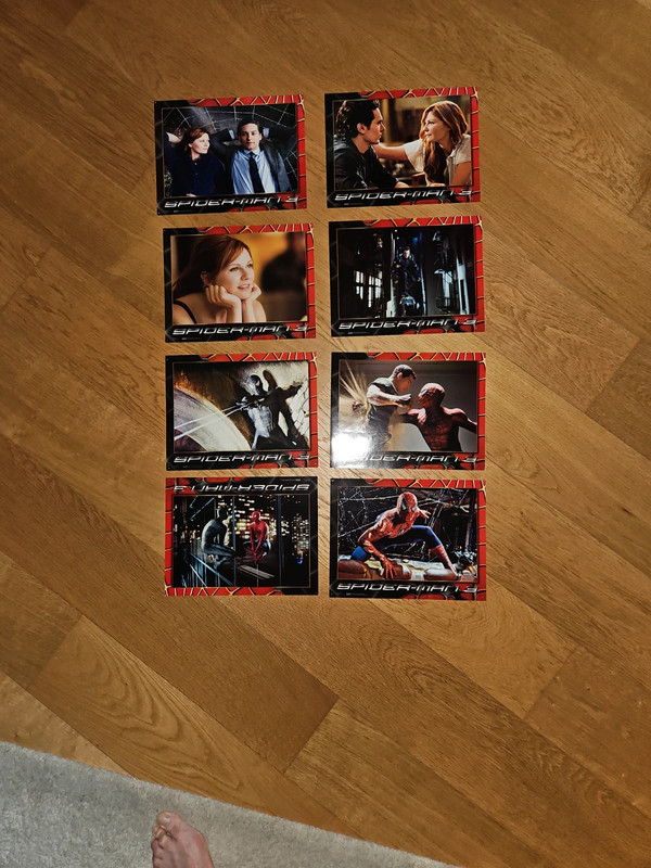 Lot de 8 affichettes Spiderman 3