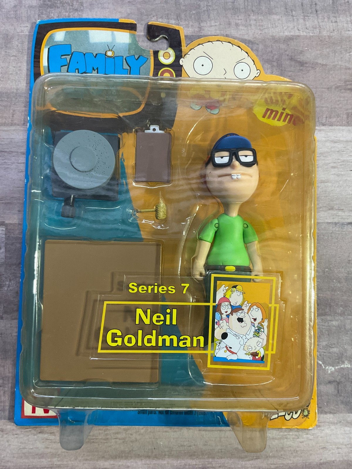 Family Guy Serie 7 Modellino "NEIL GOLDMAN" Mezco 2007 SIGILLATO E1
