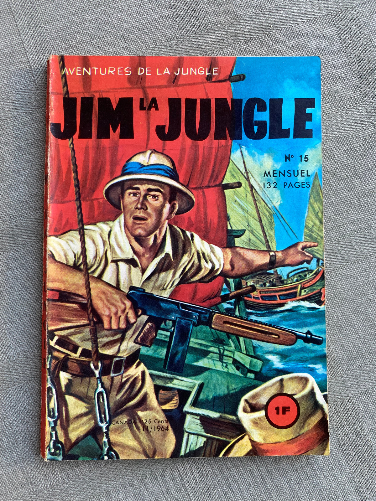 Jim La Jungle N°15 La Guerra Dei Pygmei EDI-EUROP 1964 In Buone Condizioni