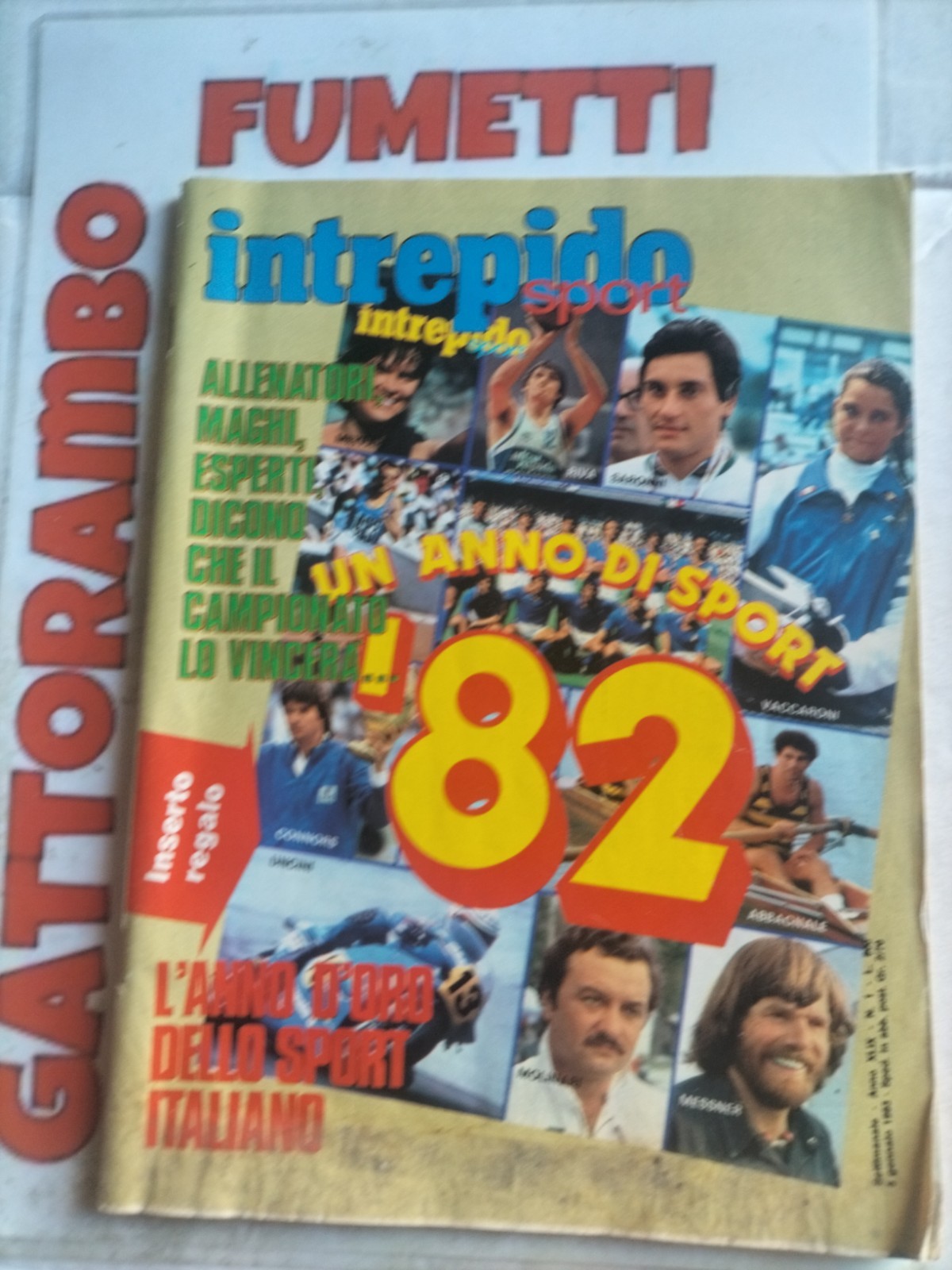Intrepido Sport n.1 Inserto Un Anno Di Sport + Poster 1983 - Ed.Universo  buono