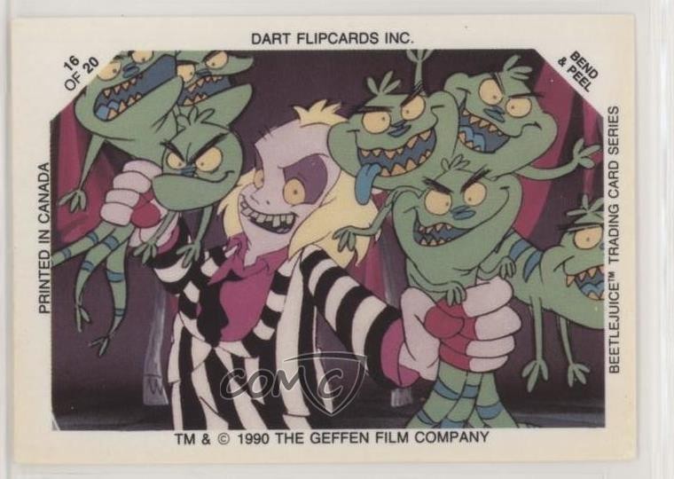 1990 Dart Beetlejuice Cartoon Stickers Beetlejuice #16 2rz
