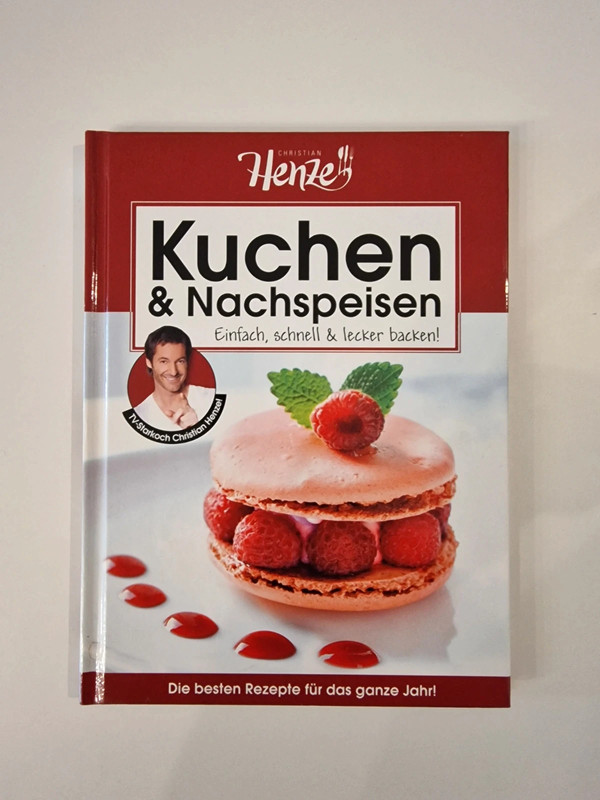 Christian Henze – Kuchen & Nachspeisen, Hardcover, wie neu, ungelesen