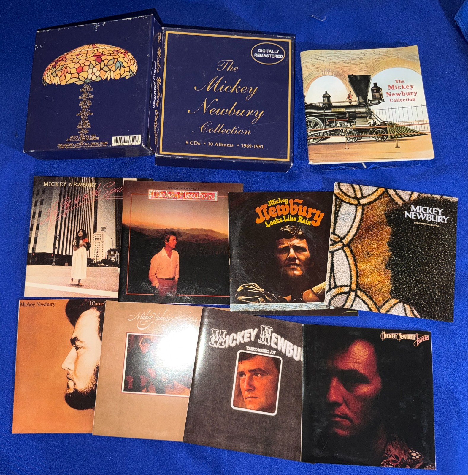 OOP Mickey Newbury Collection 8X CD BOX SET (10) ALBUMS RARE! 1969-1981