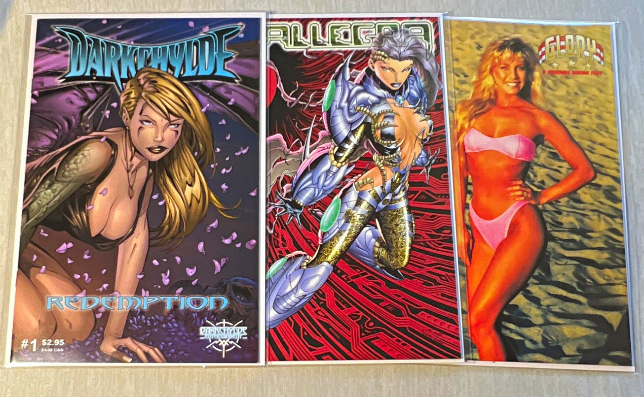 Darkchylde Redemption #1, Allegra #1 e Glory Bikini Fest #1 lotto fumetti (3) 